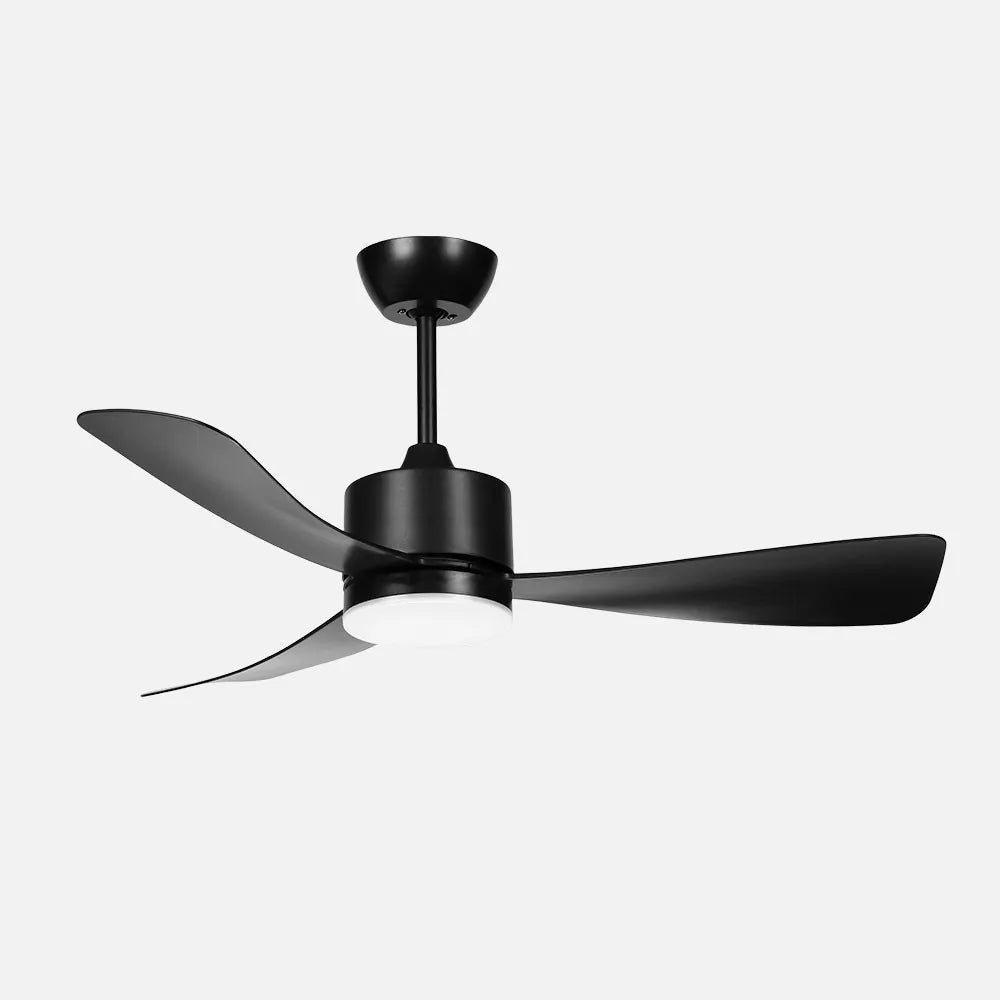Ventilador de techo DC Yeste 106 cm con luz LED de FABRILAMP en color negro