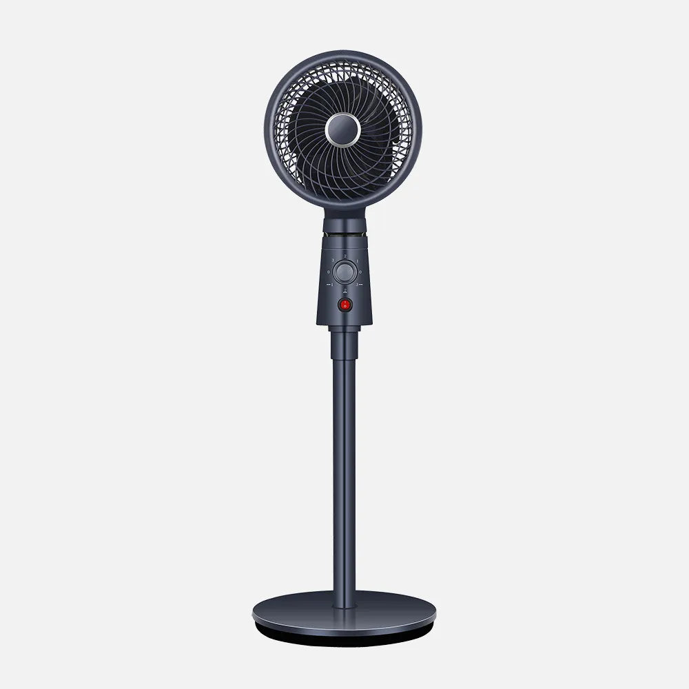 Ventilador de pie Montecristo 40 W de FABRILAMP en color granito – vista de detalle
