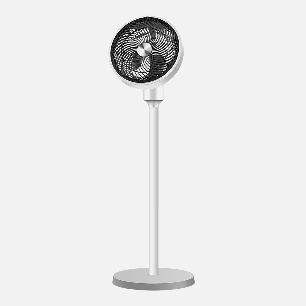 Ventilador de pie Vencejo 45 W de FABRILAMP en color blanco/negro – vista de detalle