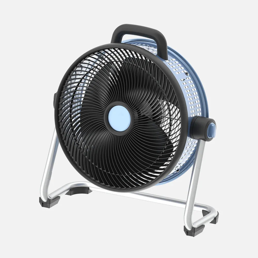 Ventilador industrial Corintio 100 W de FABRILAMP en color azul/negro
