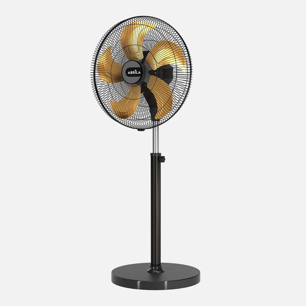 Ventilador industrial Crucero 152 W de FABRILAMP en color negro/oro