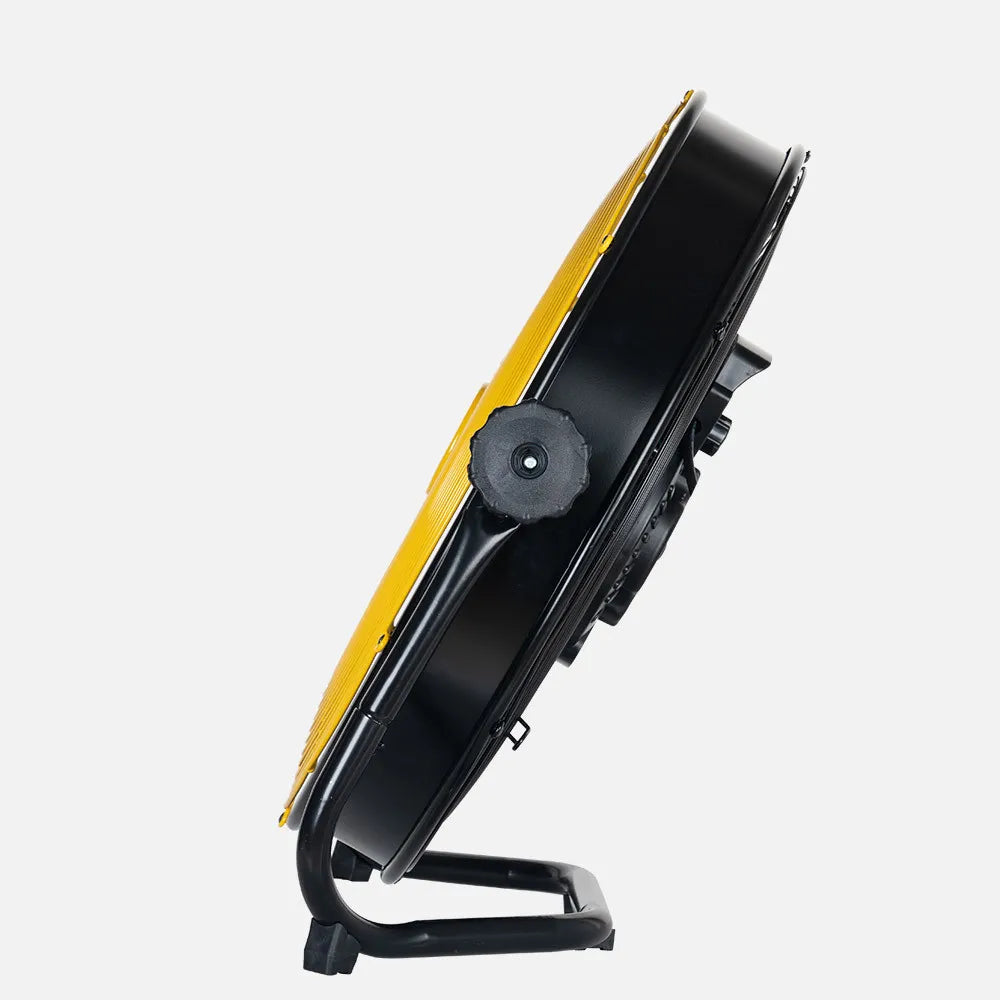 Ventilador industrial Mapache 150 W de FABRILAMP en color negro/amarillo – vista de detalle