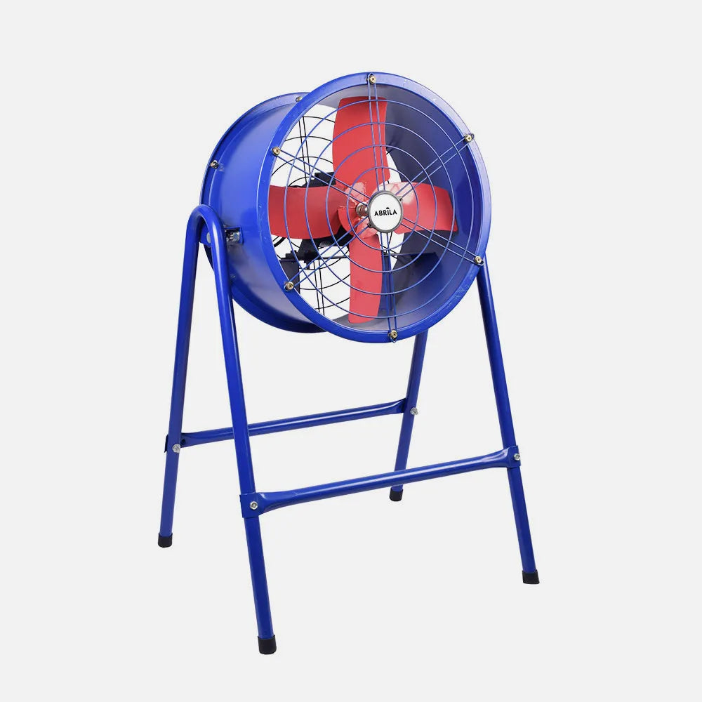 Ventilador industrial Torrente 370 W de FABRILAMP en color azul/rojo