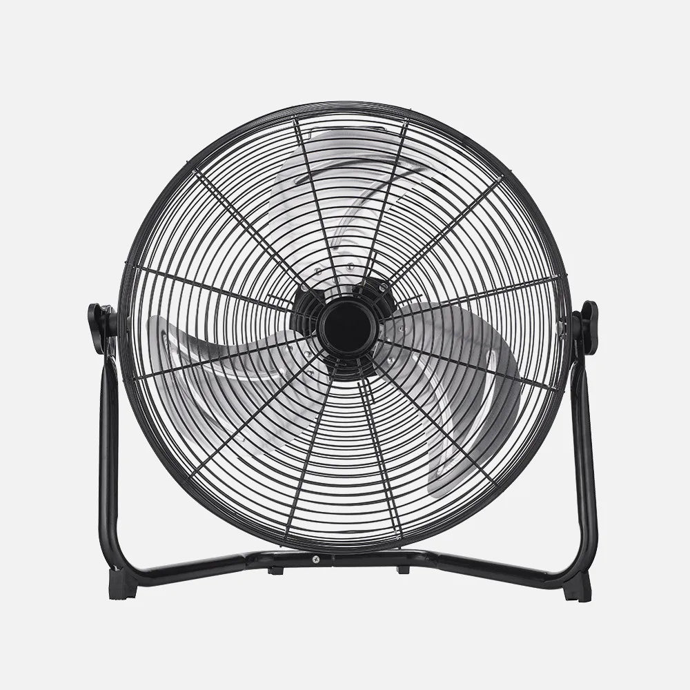 Ventilador industrial Midas 100 W de FABRILAMP en color negro/cromo – vista de detalle