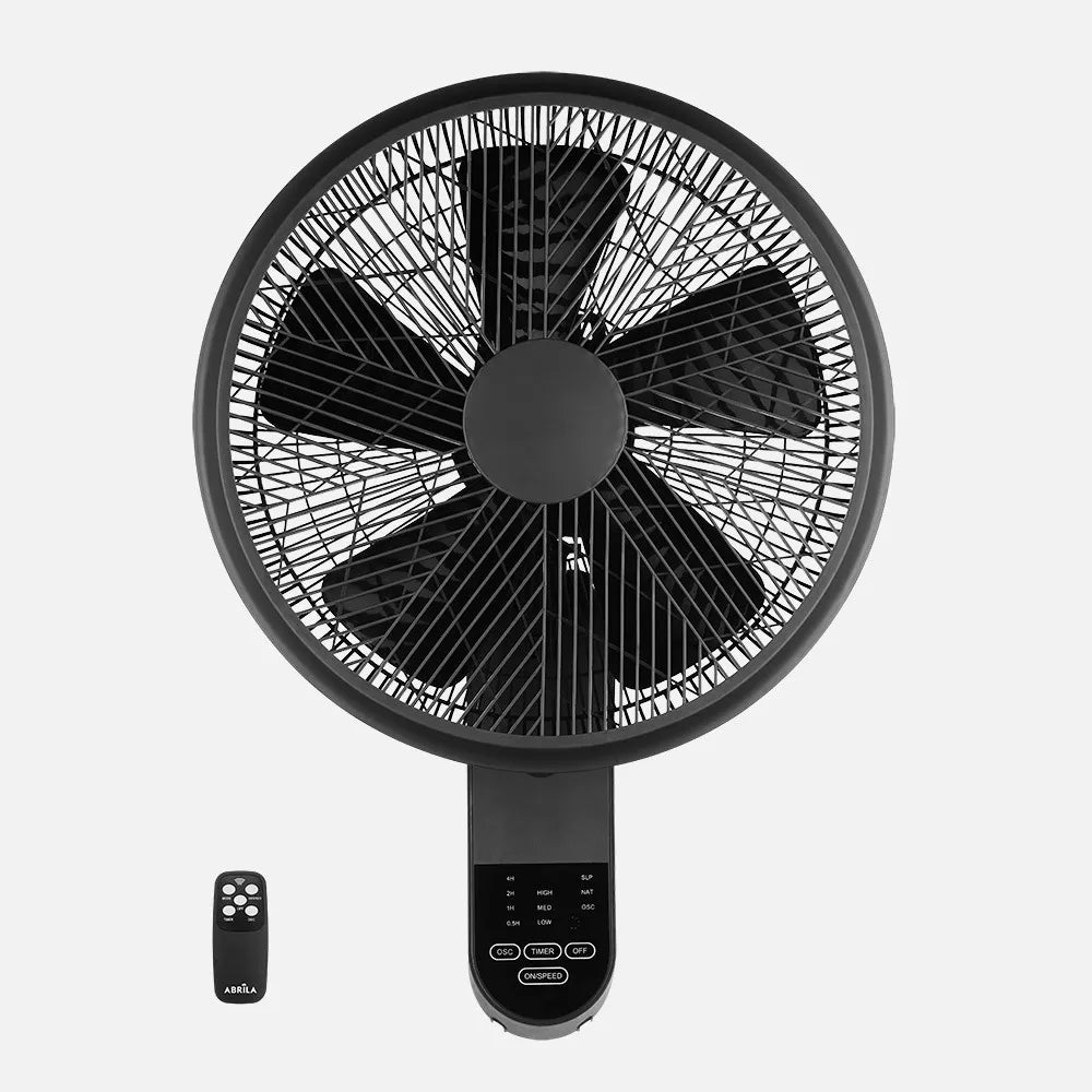Ventilador de pared Aloha 50 W de FABRILAMP en color negro