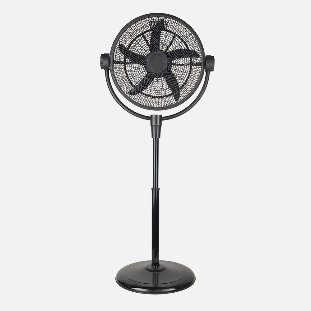 Ventilador 3 en 1 de pie, pared y sobremesa Aifos 90 W de FABRILAMP en color negro – vista de detalle