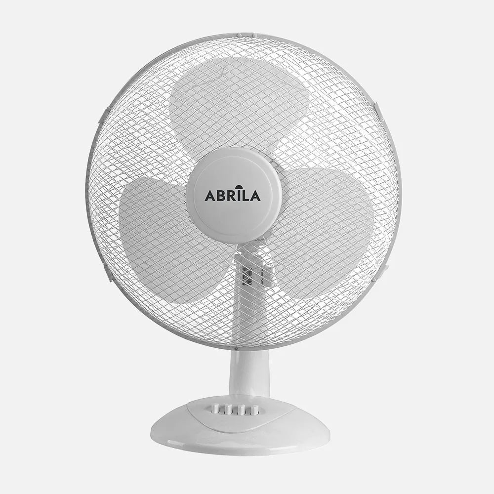 Ventilador de sobremesa Cape Mediano 35 W de FABRILAMP en color blanco