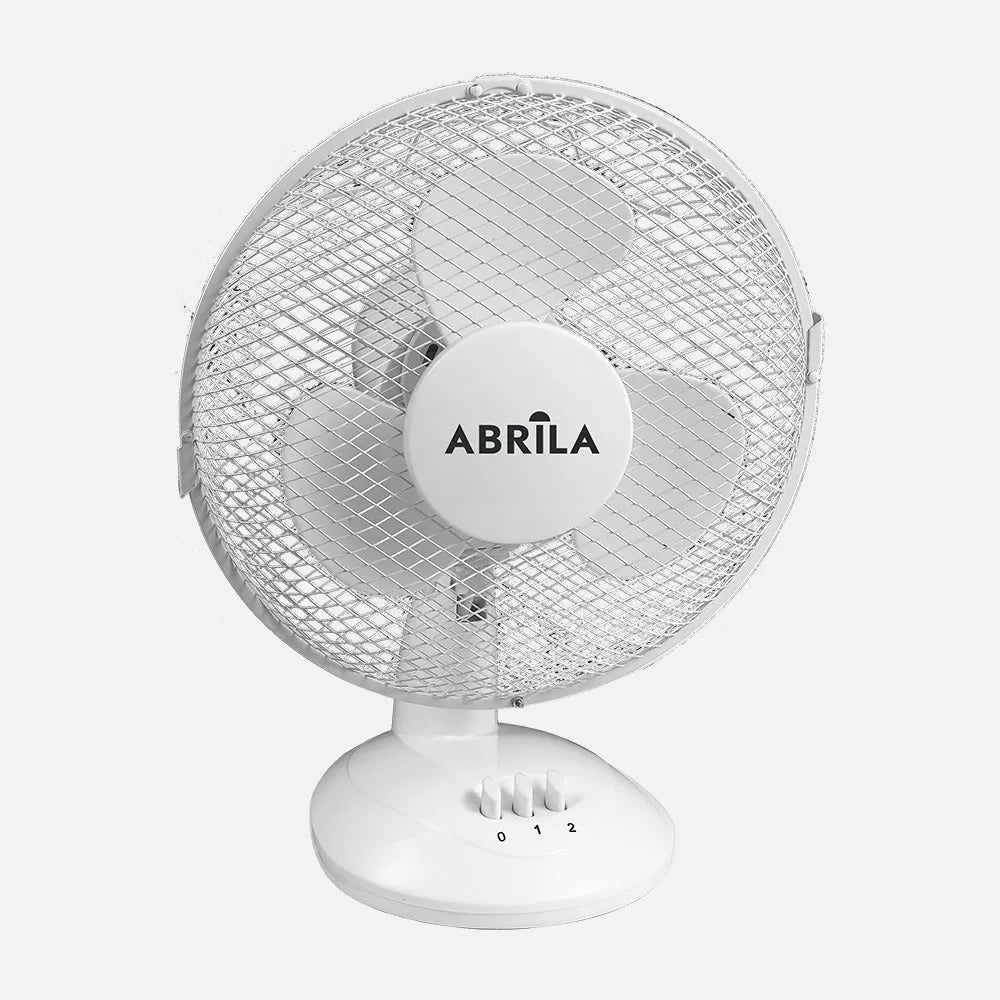Ventilador de sobremesa Cape Pequeño 25 W de FABRILAMP en color blanco