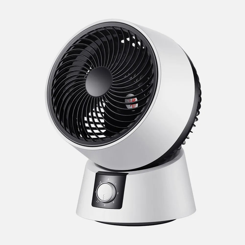 Ventilador de sobremesa Gavilán 35 W de FABRILAMP en color blanco/negro