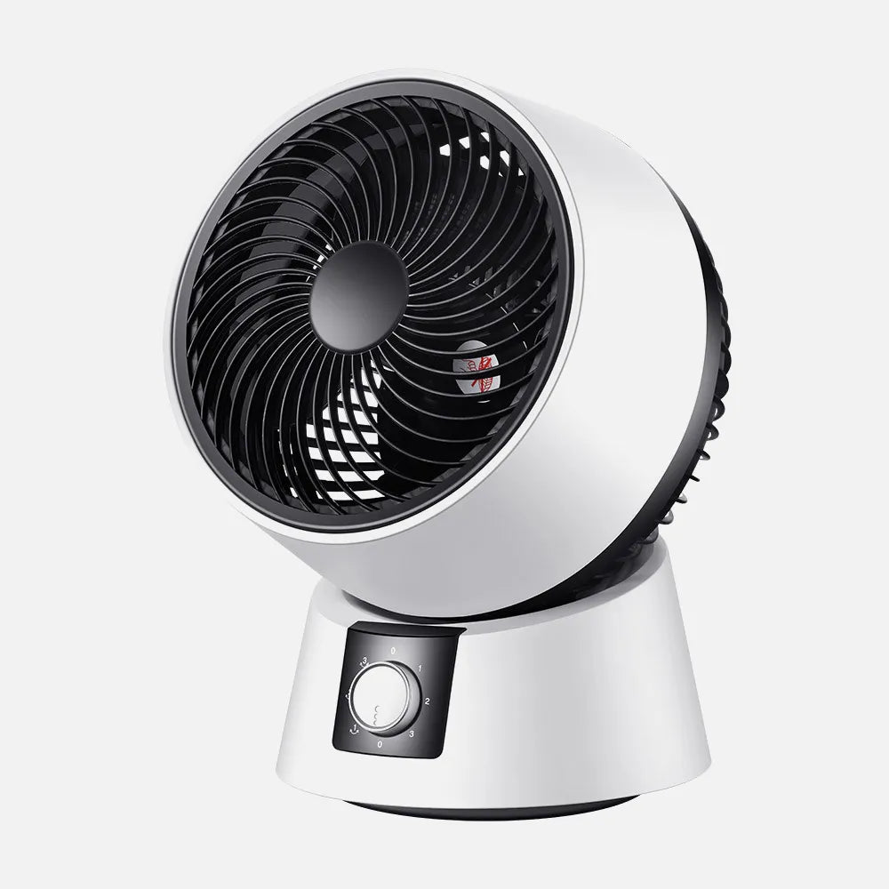 Ventilador de sobremesa Gavilán 35 W de FABRILAMP en color blanco/negro – vista de detalle