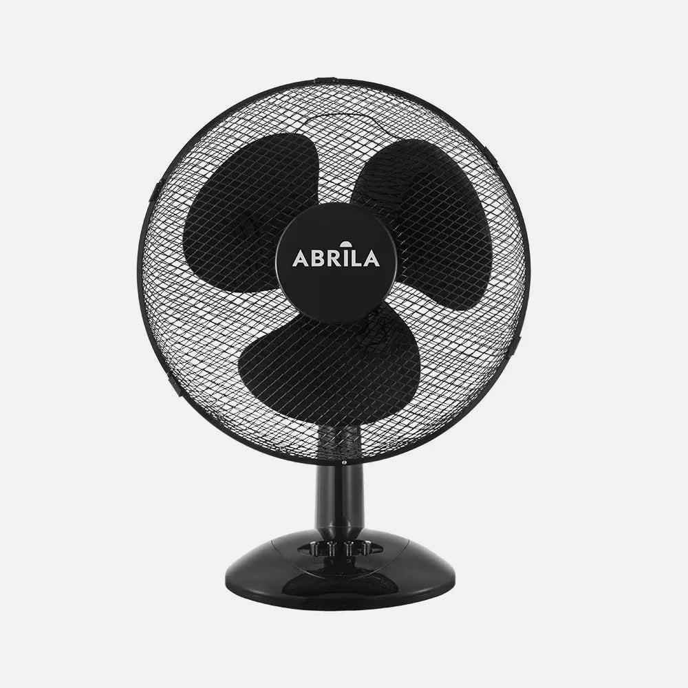 Ventilador de sobremesa Pizarro Grande 40 W de FABRILAMP en color negro