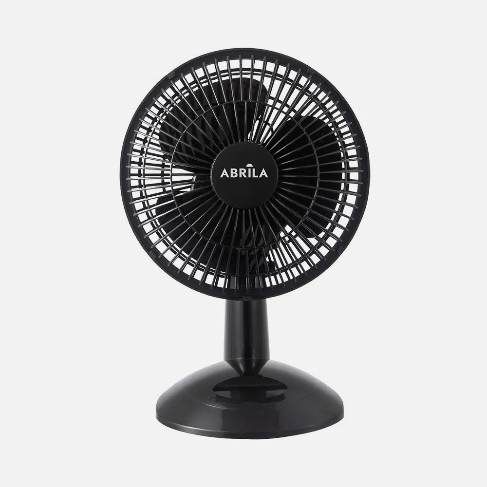 Ventilador de sobremesa Pizarro Mini 20 W de FABRILAMP en color negro