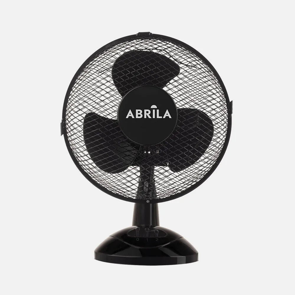 Ventilador de sobremesa Pizarro Pequeño 25 W de FABRILAMP en color negro