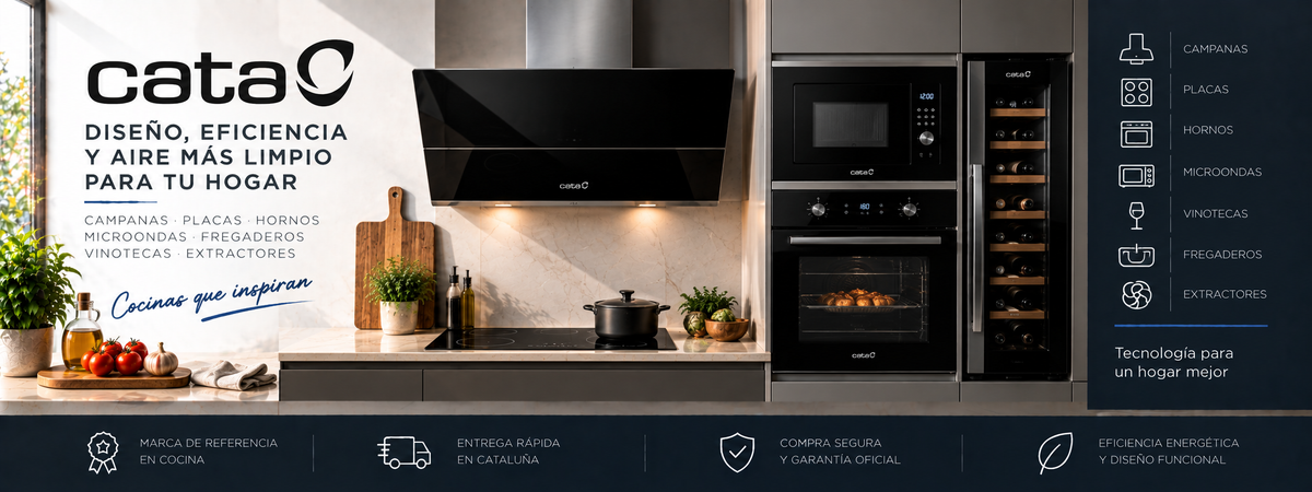Cata: campanas, placas, hornos, microondas y extracción | Electromarpi