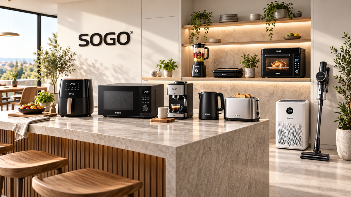 Colección Sogo de pequeño electrodoméstico y climatización para cocina y hogar en Electromarpi