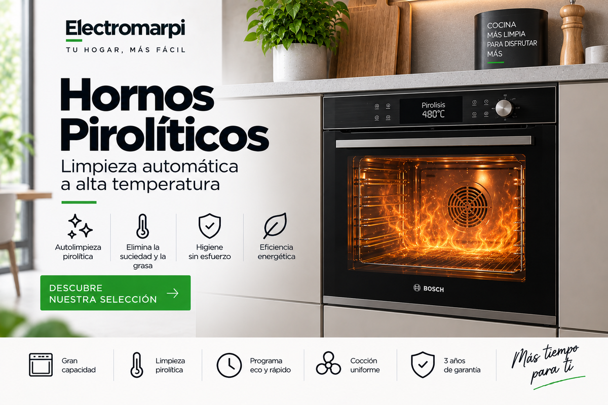 Hornos pirolíticos con limpieza automática a alta temperatura - Electromarpi