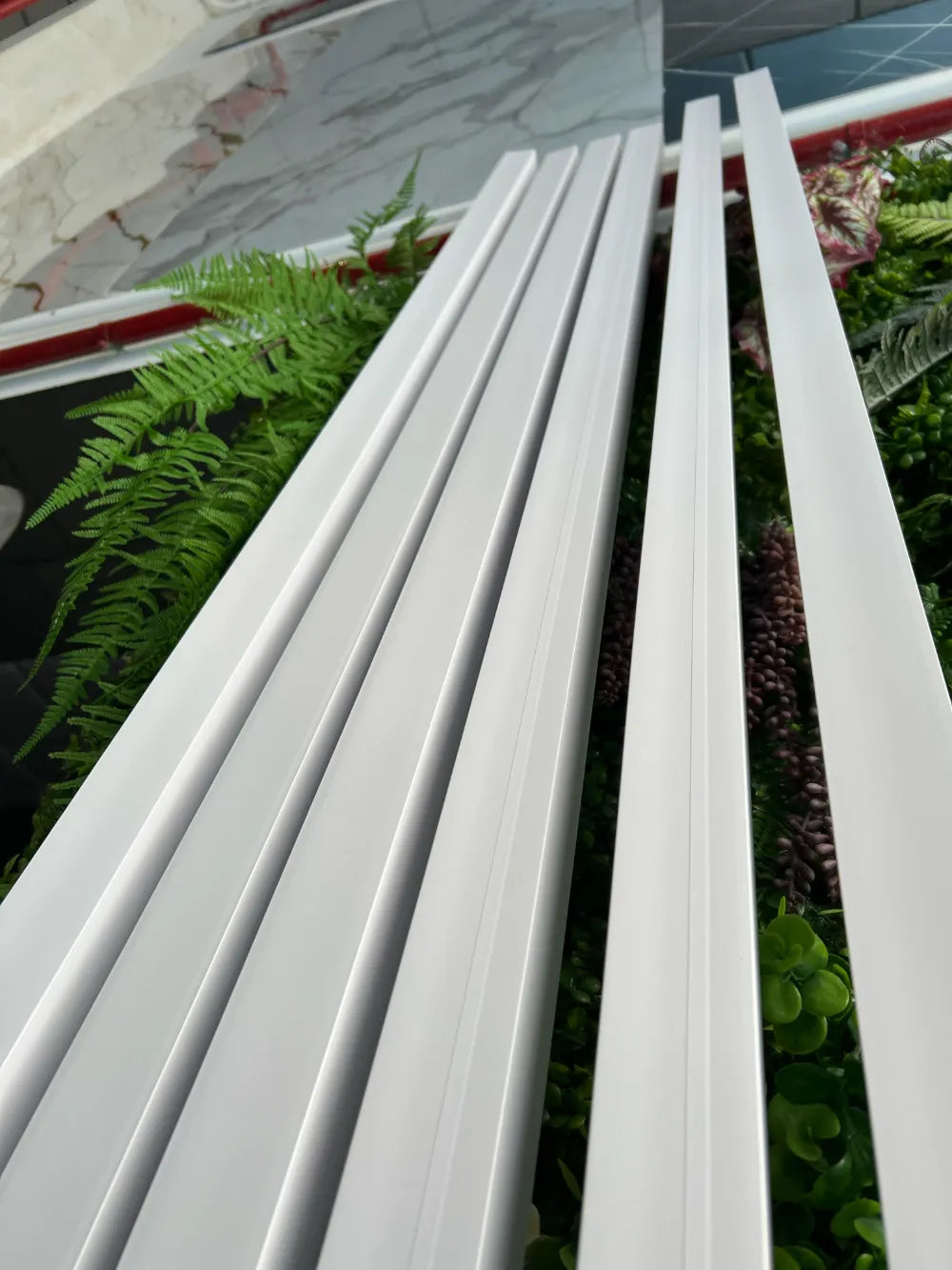 Separador de ambientes PVC 50x50 Blanco 290 cm