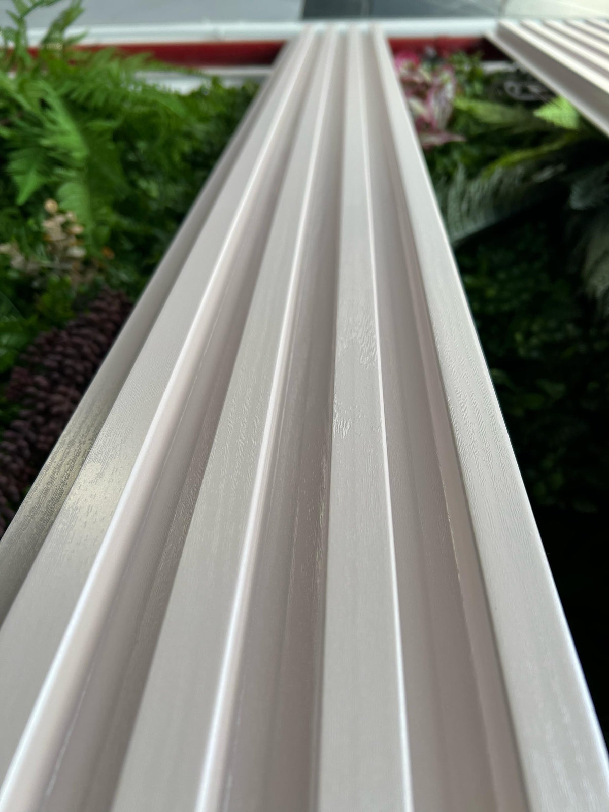Listón decorativo PVC Blanco Regular 290 x 16 cm
