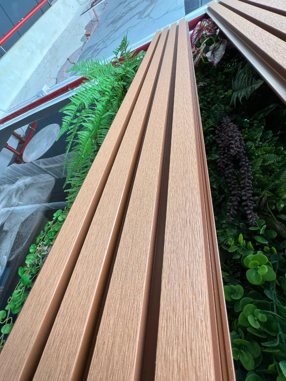 Listón exterior PVC Teka 290 x 22 cm