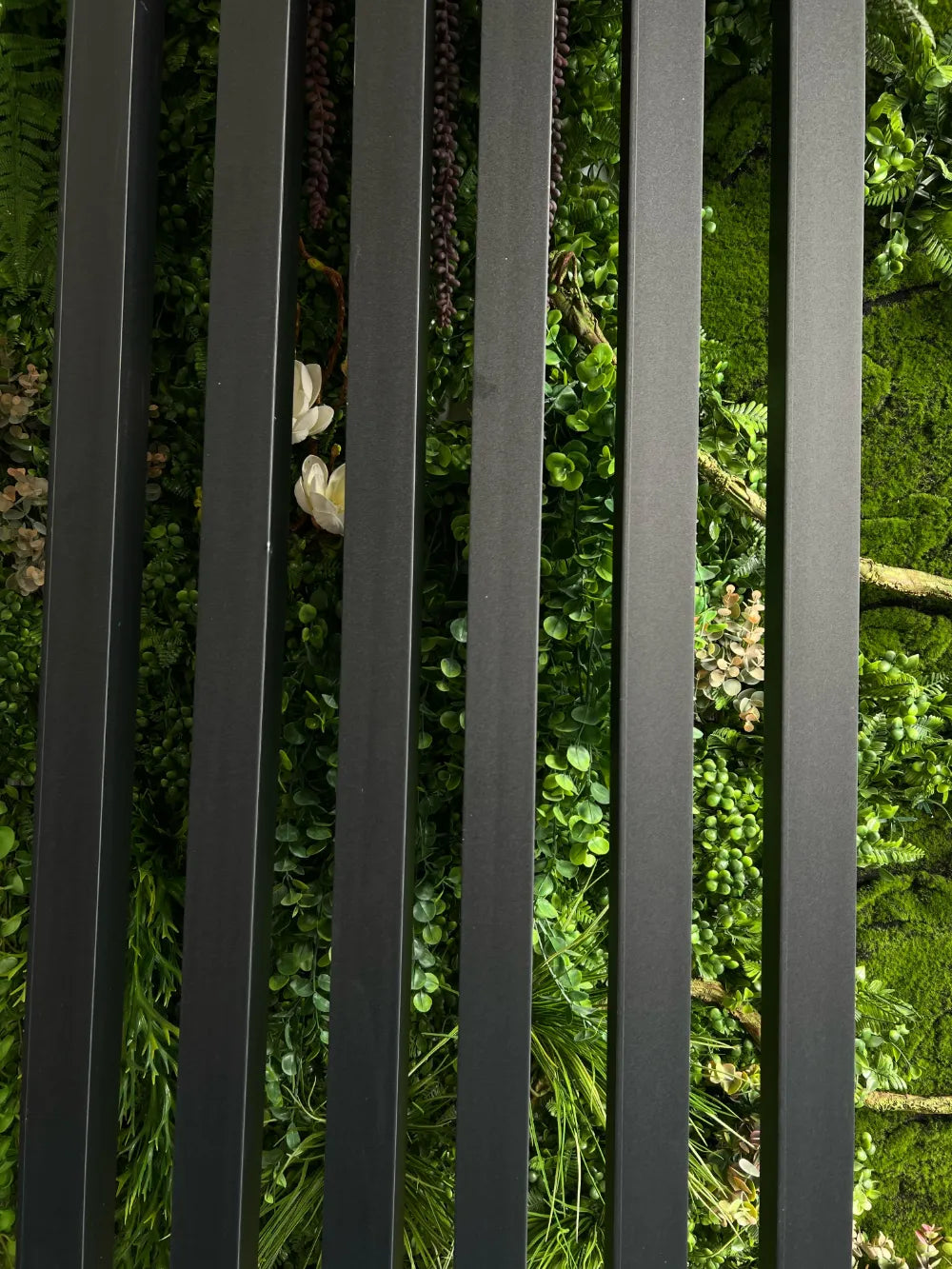Separador de ambientes PVC 50x50 Negro 290 cm