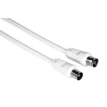 CABLE HAMA 00011900 ANTENA M-H 1,5M 75db BLANC S/B