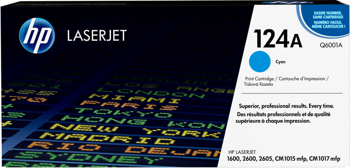 TONER HP LASERJET 124A CIAN (Q6001A)