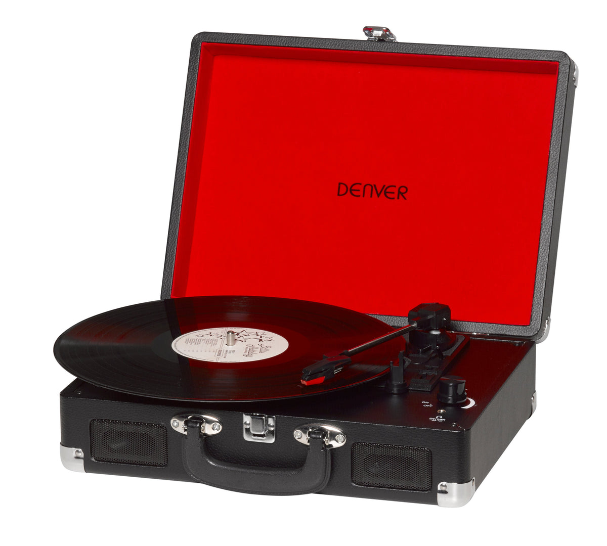 TOCADISCOS DENVER VPL-120 NEGRO MALETIN ALTAVOCES