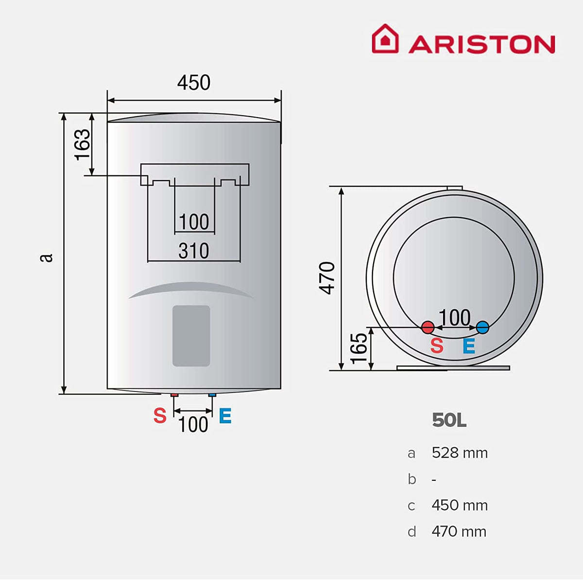 TERMO ARISTON LYDOS ECO 80L VEU CLASIF.B 3201864