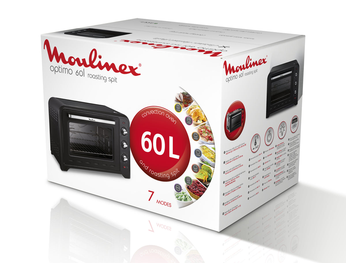 HORNO SOBREMESA MOULINEX OX495810 2200W 60L NEGRO