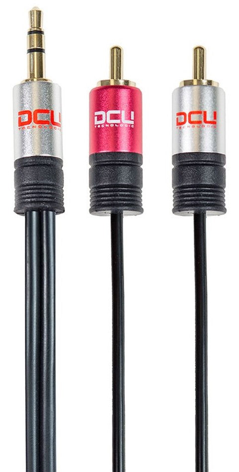 CABLE DCU 1X JACK M a 2X RCA M 3M