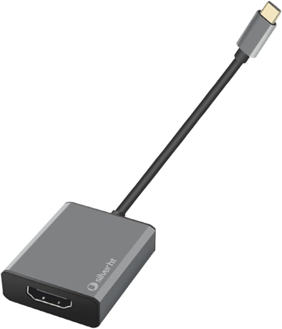 CONEXION SILVER HT 112001040199 USB C a HDMI 4K
