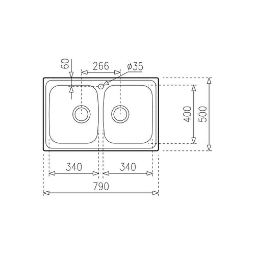 FREG. TEKA UNIVERSE 80TPX 2C Ø 115040008