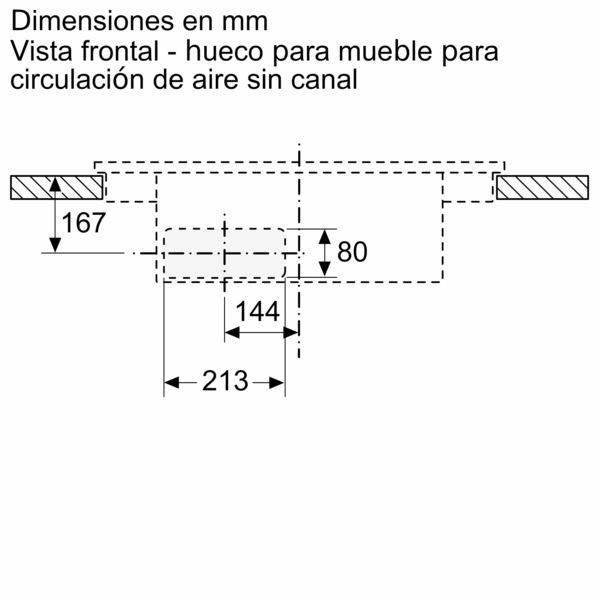 ENCIM. BOSCH PXX875D67E 80CM 2F INDUCCION IFY