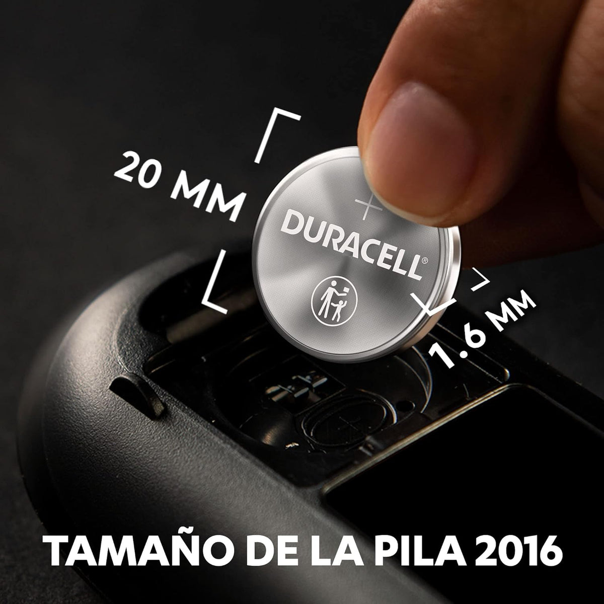 PILA DURACELL BOTON 3V DL2016 K2 1 BLISTER