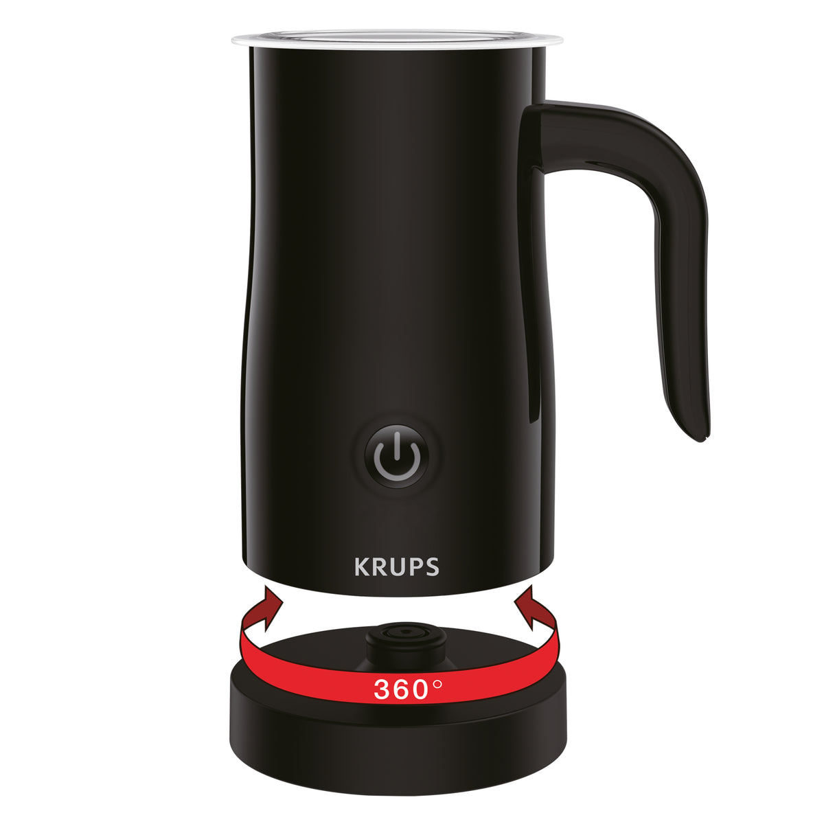 CALIENTA LECHE KRUPS XL100810 ESPUMADOR LECHE NEGR