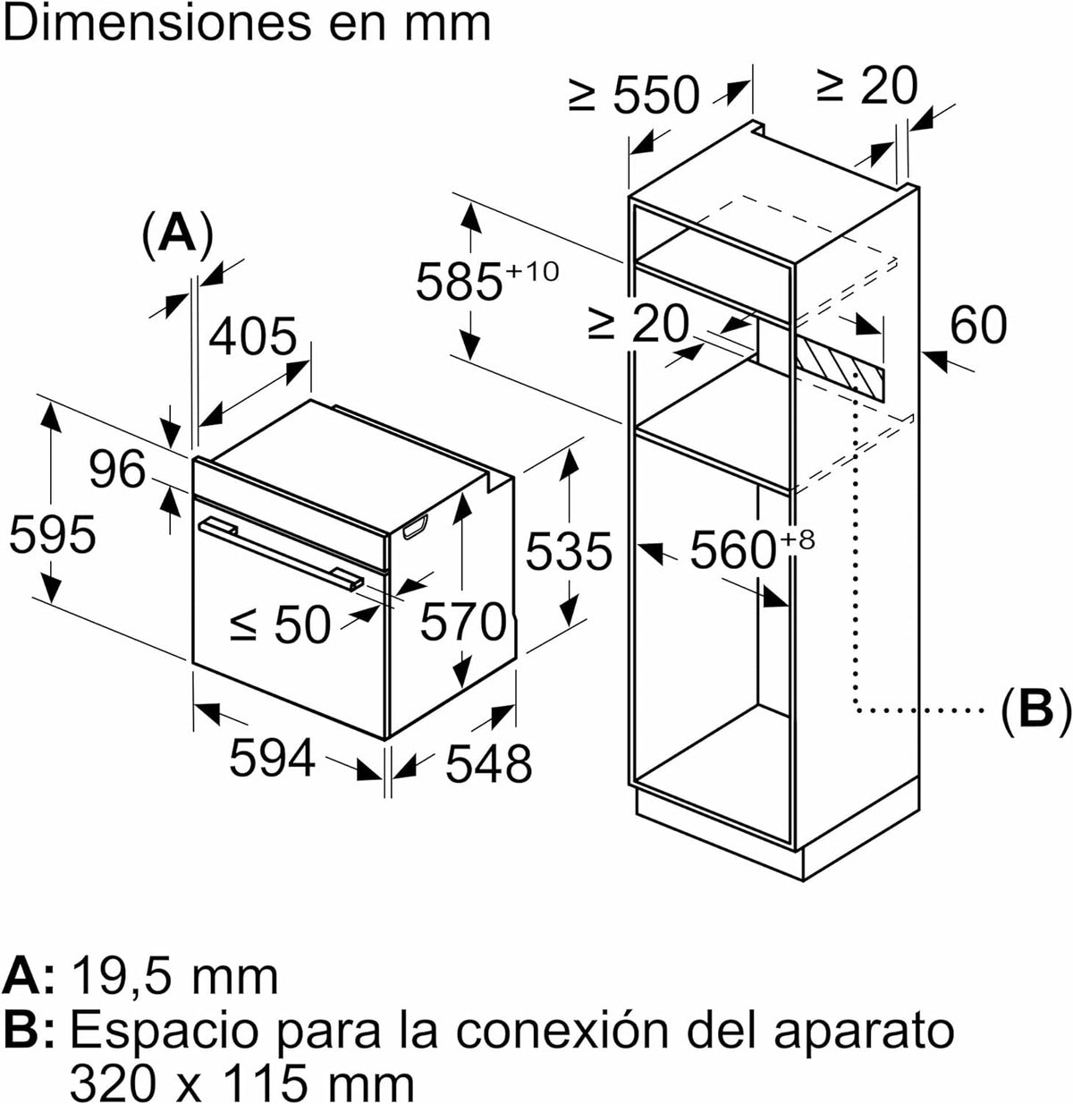 HORNO BALAY 3HB4841G2 PIROLITIC 71L GRAFITO 75ANIV