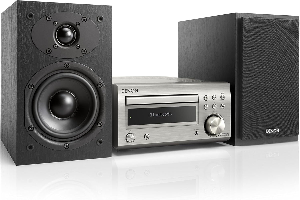 CADENA DENON D-M41DAB BLUETOOTH 30W SILVER/NEGRO