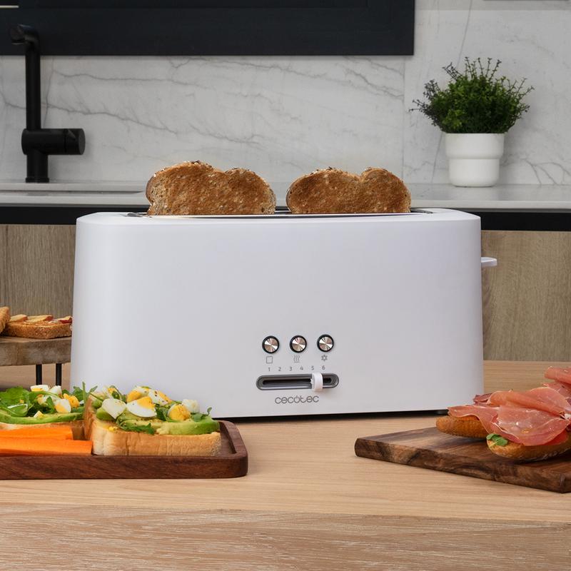 TOST. CECOTEC TOAST&TASTE 1000 03189 1R LARGO BCO