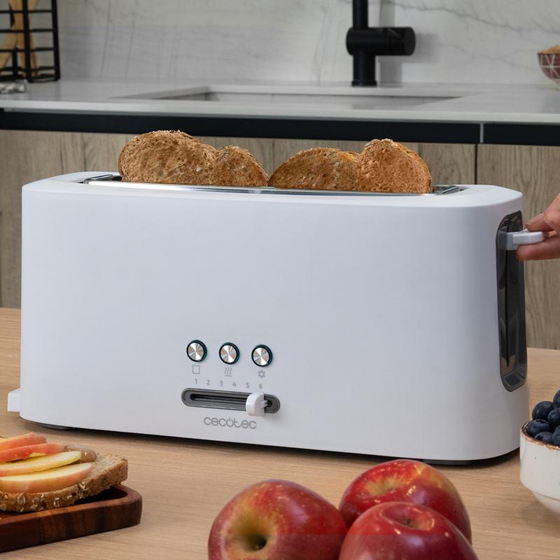TOST. CECOTEC TOAST&TASTE 1000 03189 1R LARGO BCO