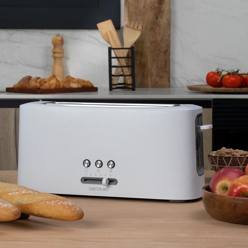 TOST. CECOTEC TOAST&TASTE 1000 03189 1R LARGO BCO