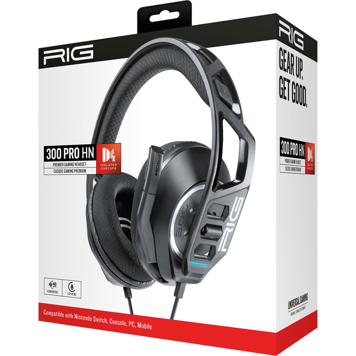 AURICULARES NACON RIG 300HN SWITCH / PC GAMING