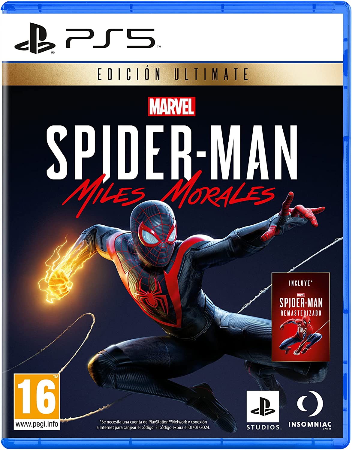 JGO. PS5 MARVEL SPIDERMAN MILES MORALES ULT ED