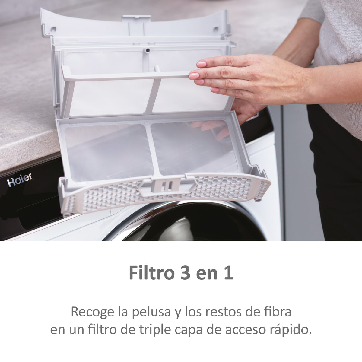 SECADORA HAIER HD90A2939IB 9K BC BCA DSP (A++)