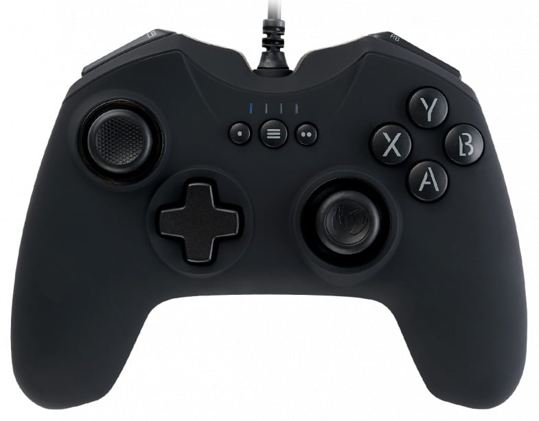 MANDO NACON CG-100 PARA PC CON CABLE NEGRO