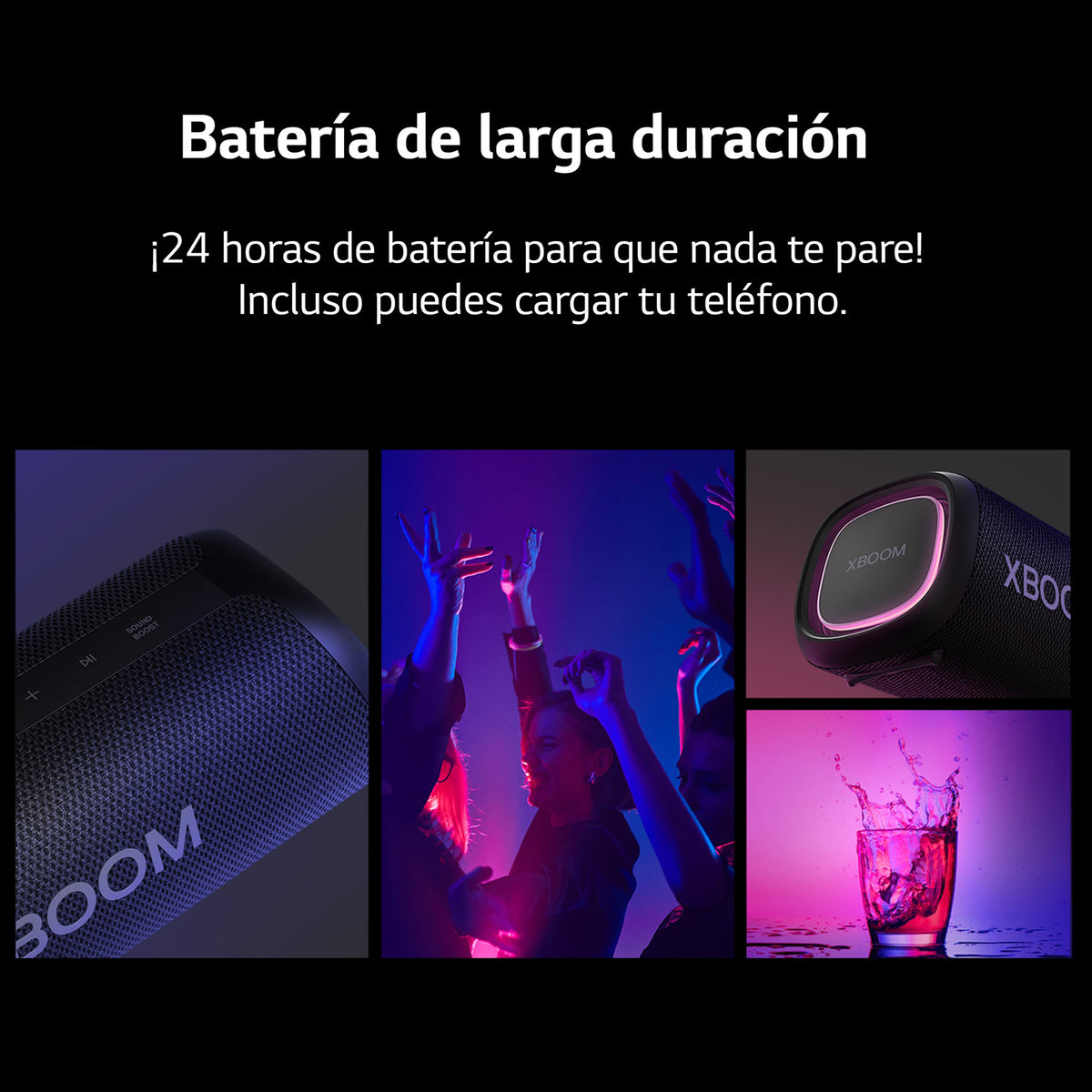 ALTAVOZ LG XG7QBK 40W BLUETOOTH IP67 24H