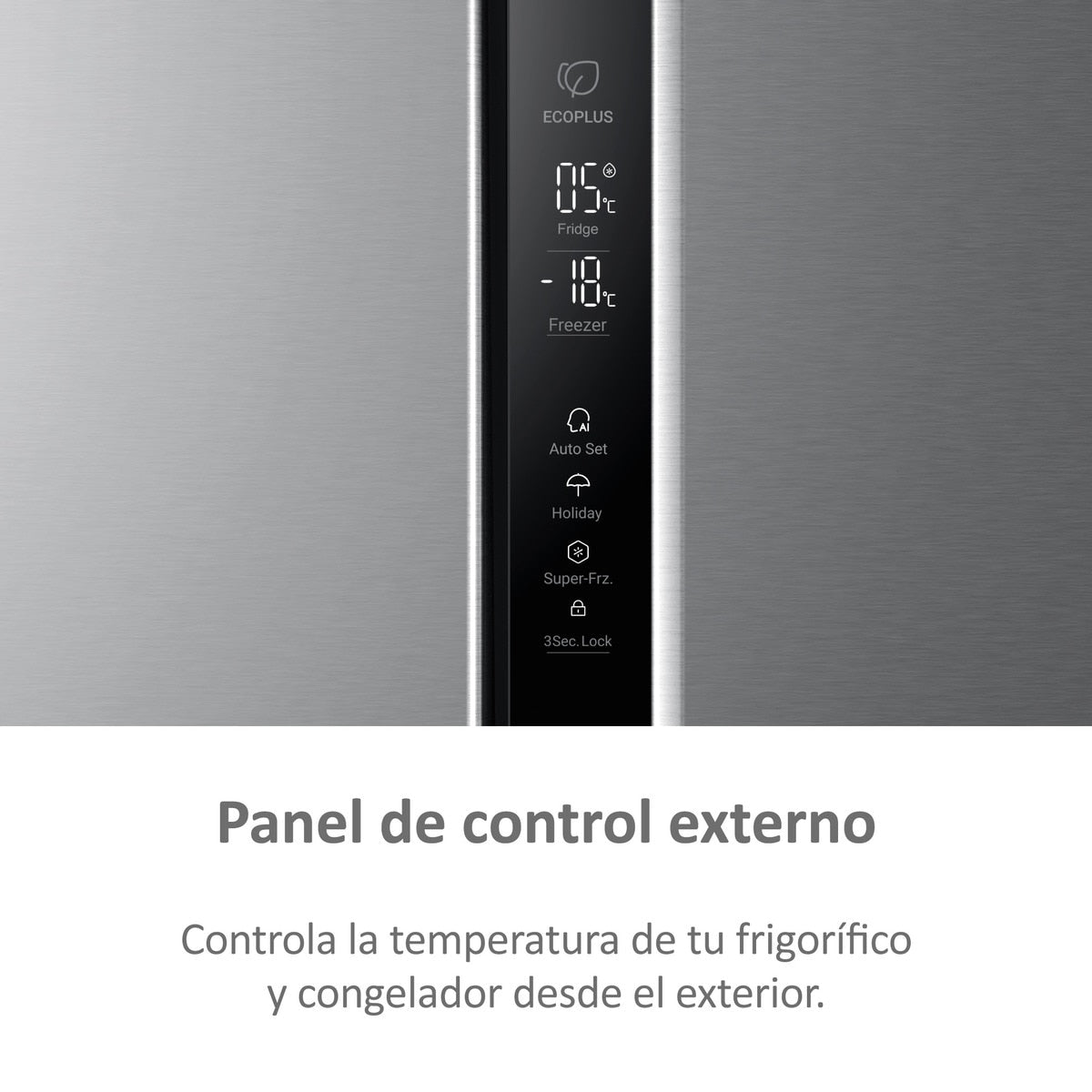 FRI. HAIER HSR5918DIMP 177x91x66 NF INOX DISP