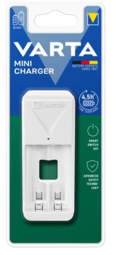 CARGADOR PILAS VARTA 2 AA/AAA + 2 AAA 800MAH MINI