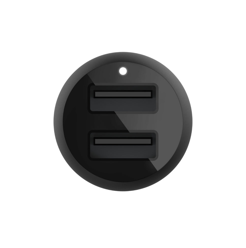 CARGADOR BELKIN COCHE 2XUSB A DE 12W BLACK