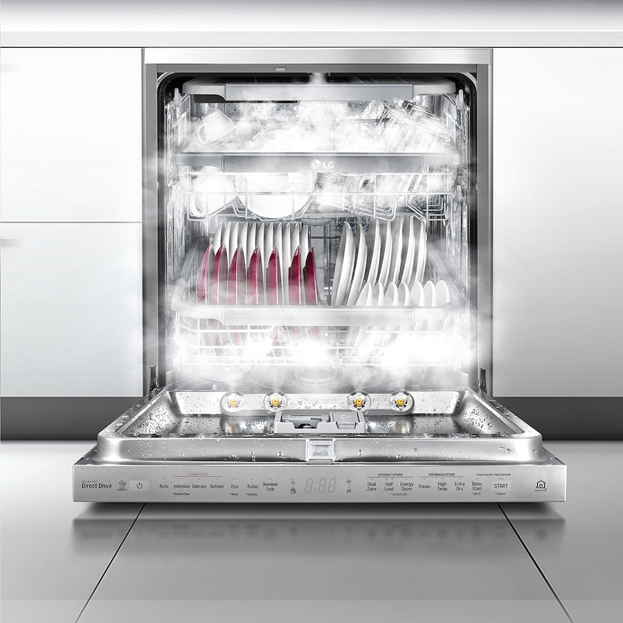 LVJ. LG DF365FPS INOX INV. 3ªBAND QUADW DSP