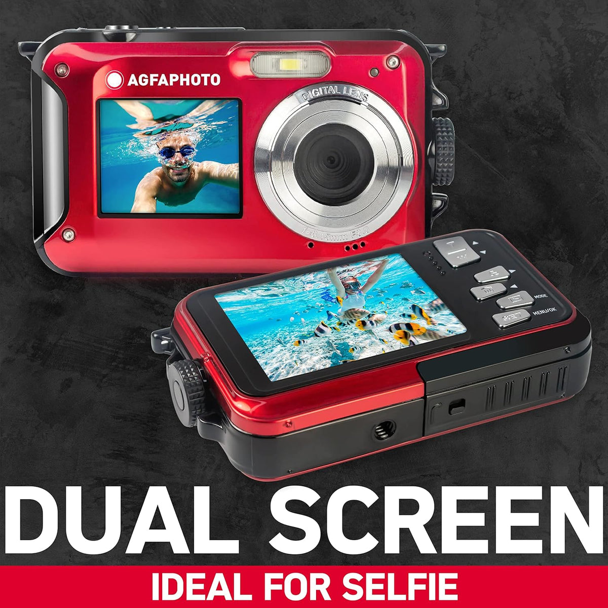 CAMARA AGFA CAMARA WP8000 RED SUMERGIBLE 24MP